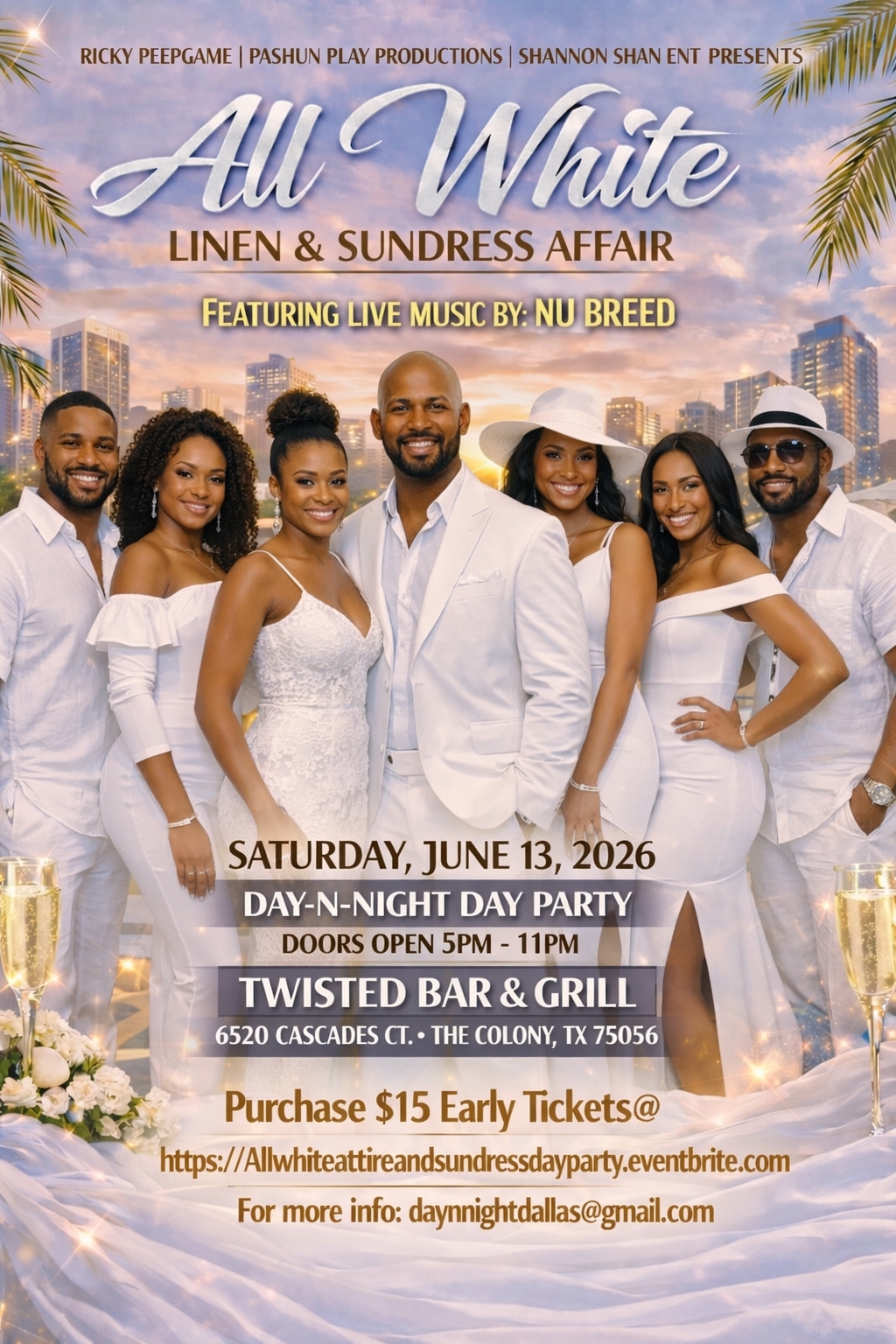 All White Linen & Sundress Affair