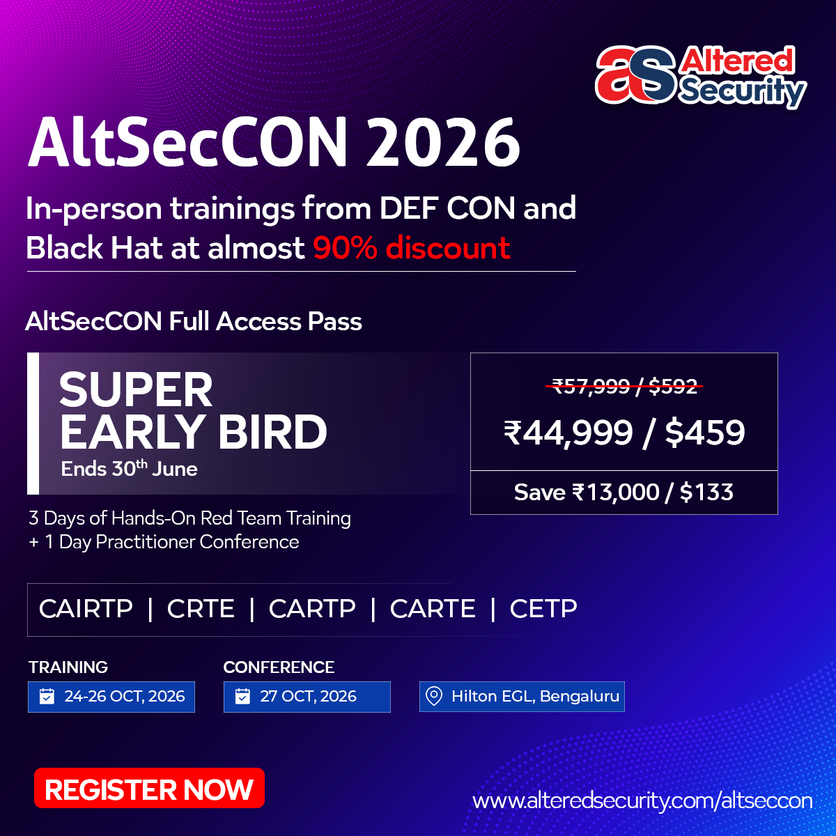 AltSecCON 2026