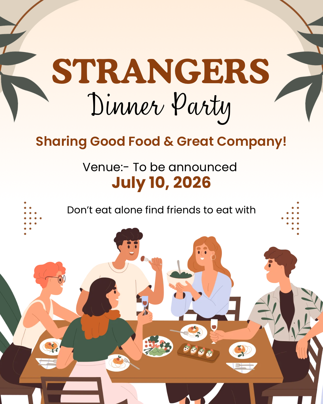 Strangers Dinner Party