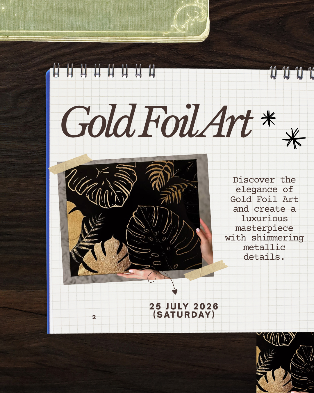 Gold Foil Art Workshop