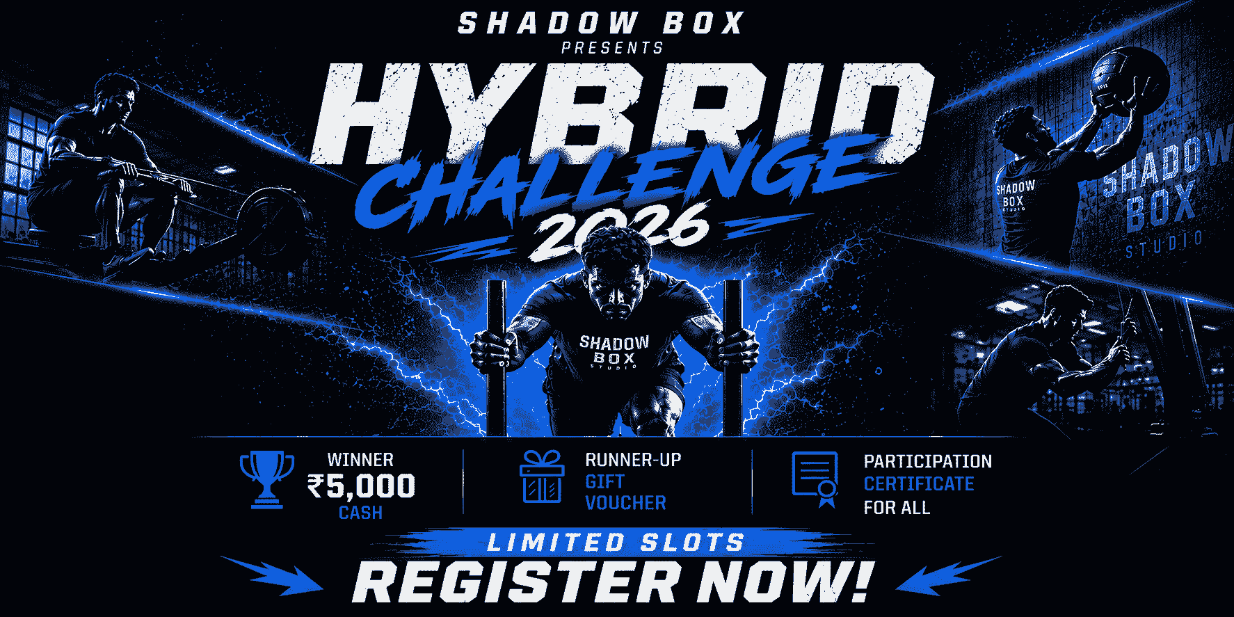 Shadow Box Hybrid Challenge 2026 — event poster