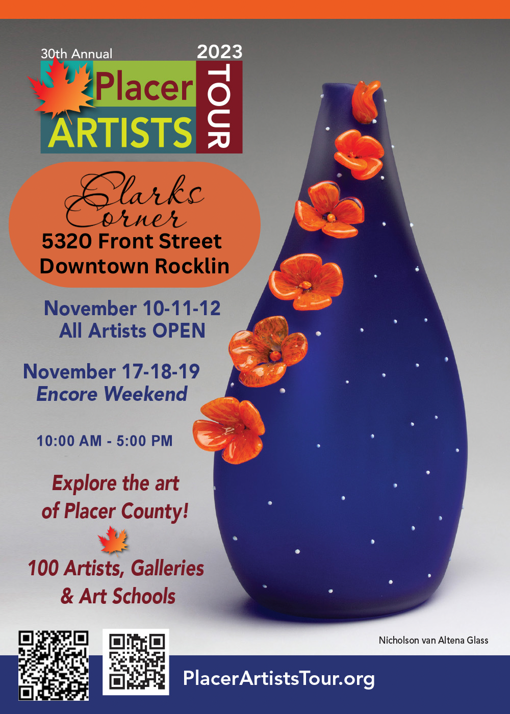 Placer County Arts Tour 2023 Clarks Corner Gallery Tickets, Clarks