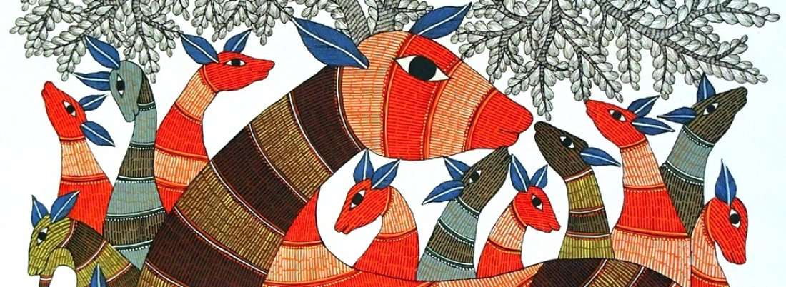 Gond Art pH Designs, Ahmedabad, May 5 2017