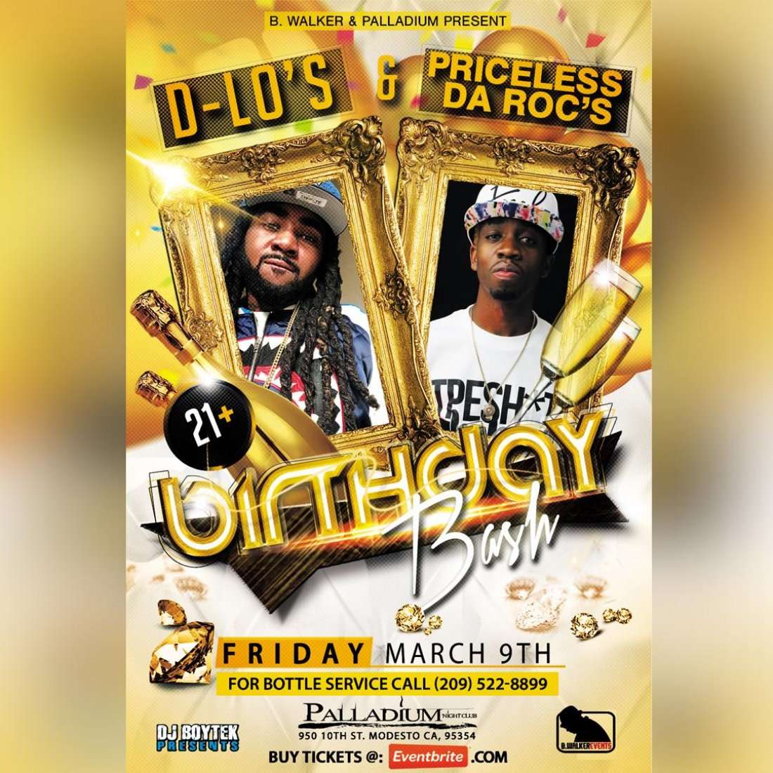 D-Lo & Priceless Da Roc official 209 Birthay party, Palladium Nightclub ...