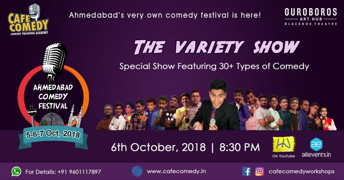 The Variety Show - Day 2 | Ahmedabad Comedy Festival
