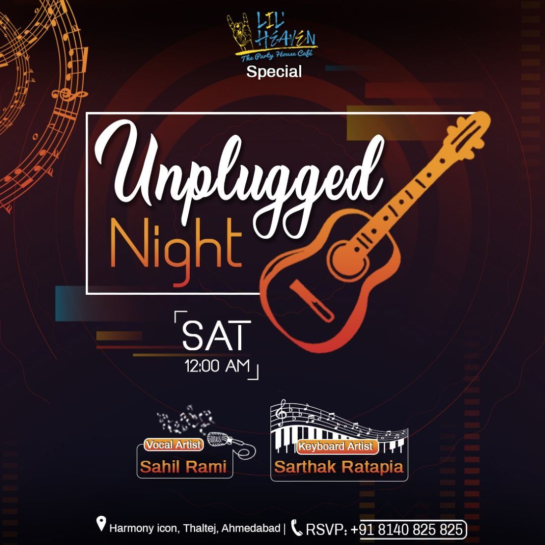 Saturday Unplugged Night , Lil' Heaven The Party House Cafe