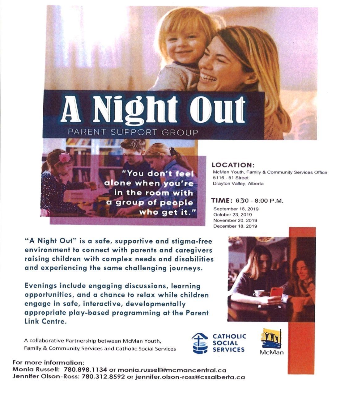 A Night Out At Mcman Youth Family Community Services Assn