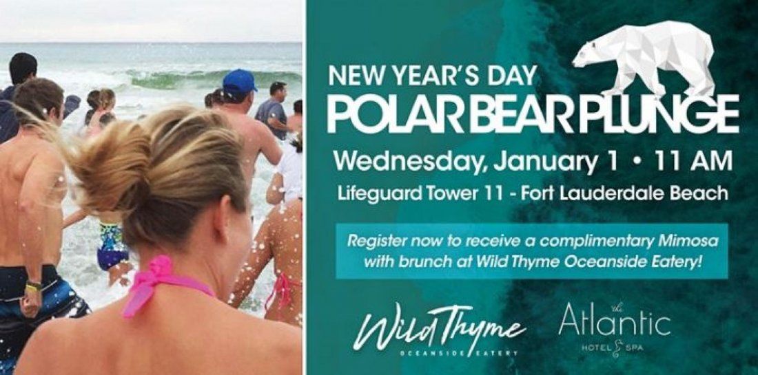 Plunge Into 2020 with Wild Thyme Oceanside Eatery and The Atlantic