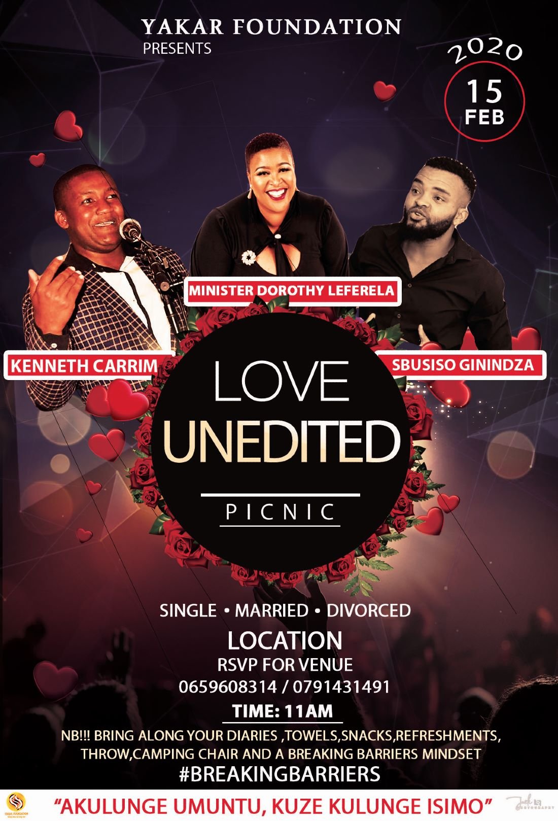 LOVE UNEDITED PICNIC, Ninja Park, Witbank, February 15 2020 AllEvents.in