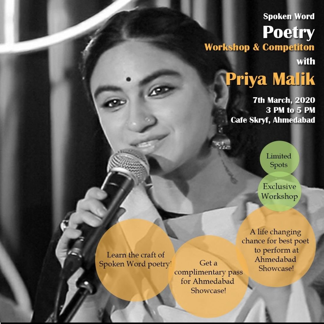 Poetry Workshop With Priya Malik Skryf Ahmedabad 7 March 2020