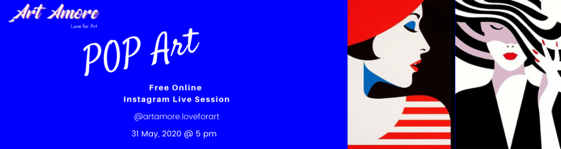 Pop Art Free Instagram Live Tutorial, June 2 2020 | Online Event