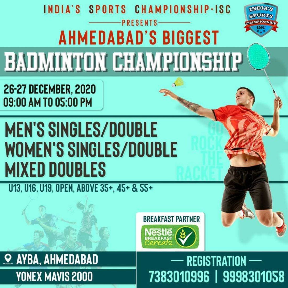 Ahmedabads Biggest Badminton Championship, Ahmedabad Youth Badminton