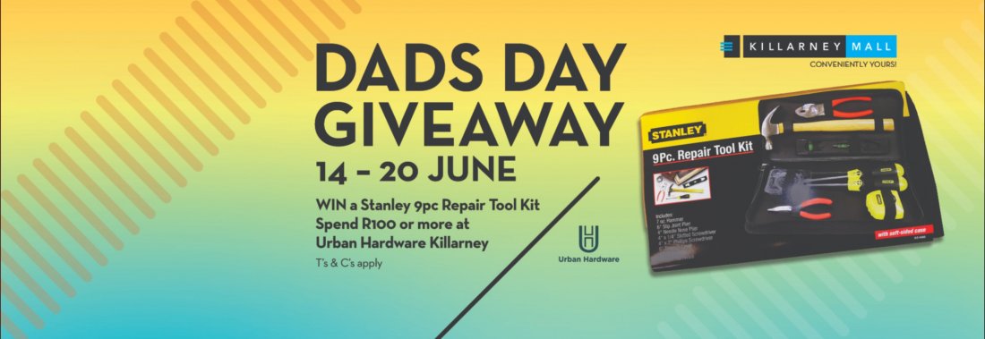 Dads Day Giveaway Tickets, Killarney Mall, Johannesburg ...