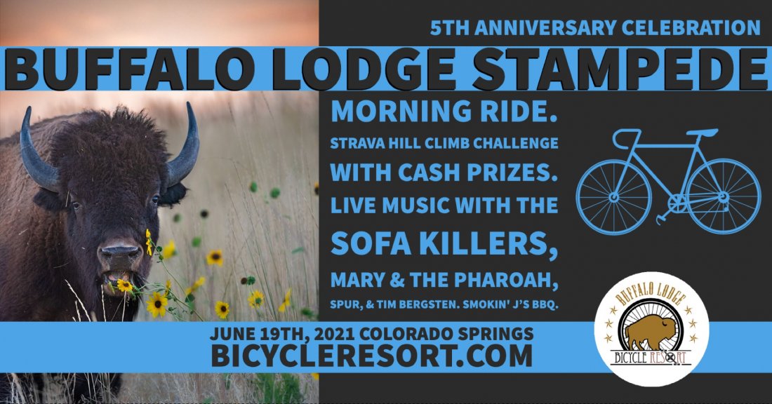 Buffalo Stampede! Bicycle Ride! Live Music! Sofa Killers! Mary