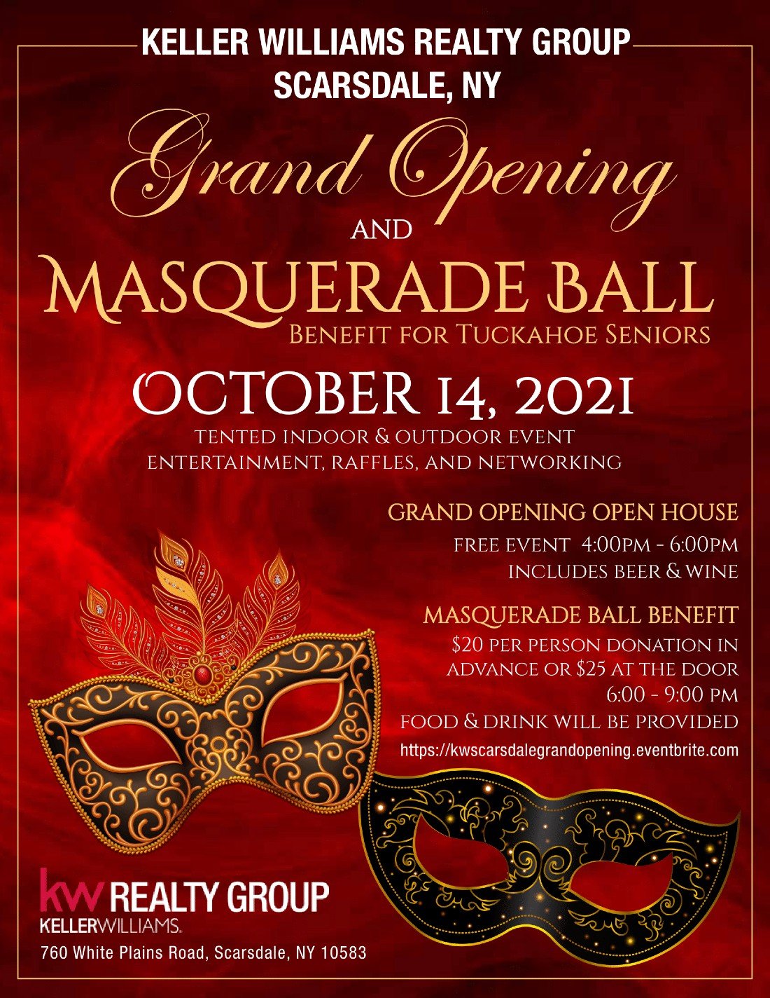 Keller Williams Realty Scarsdale Group Grand Opening & Masquerade Ball