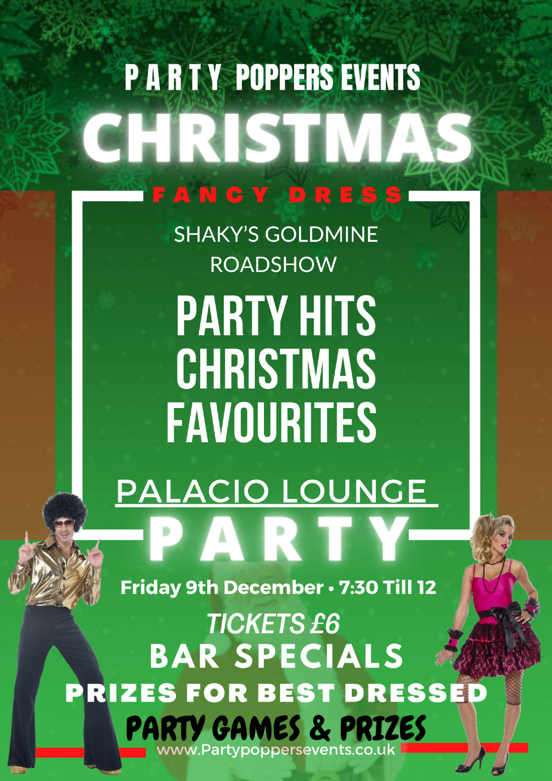 The Christmas Roadshow 2022 Christmas Fancy Dress Party • Falmouth Tickets, Palacio Lounge Falmouth,  December 9 To December 10 | Allevents.in