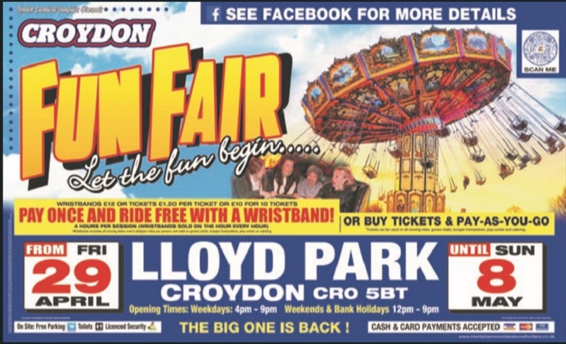 Lloyd Park Funfair by London Carnival Funfairs, Lloyd Park, Coombe Road