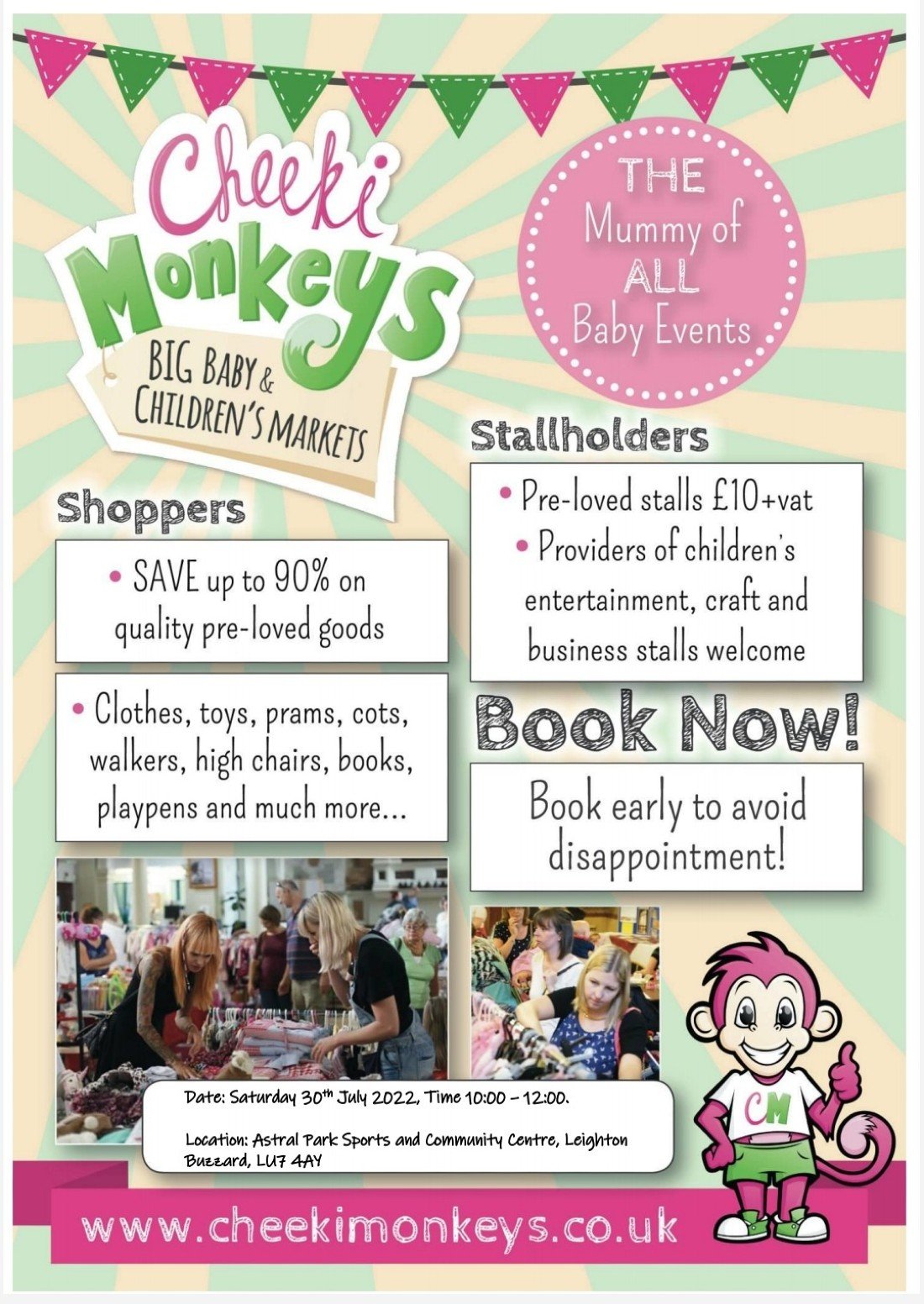 Popup Baby & Children’s Market and Family Fun, Astral Park Sports and