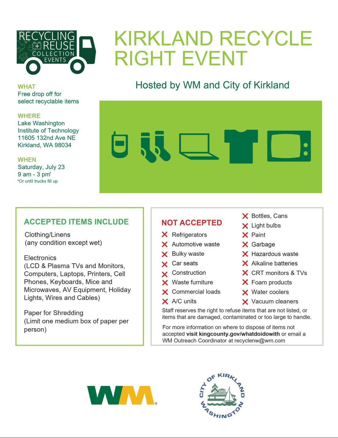 think-green-recycling-event-2022-lake-washington-institute-of