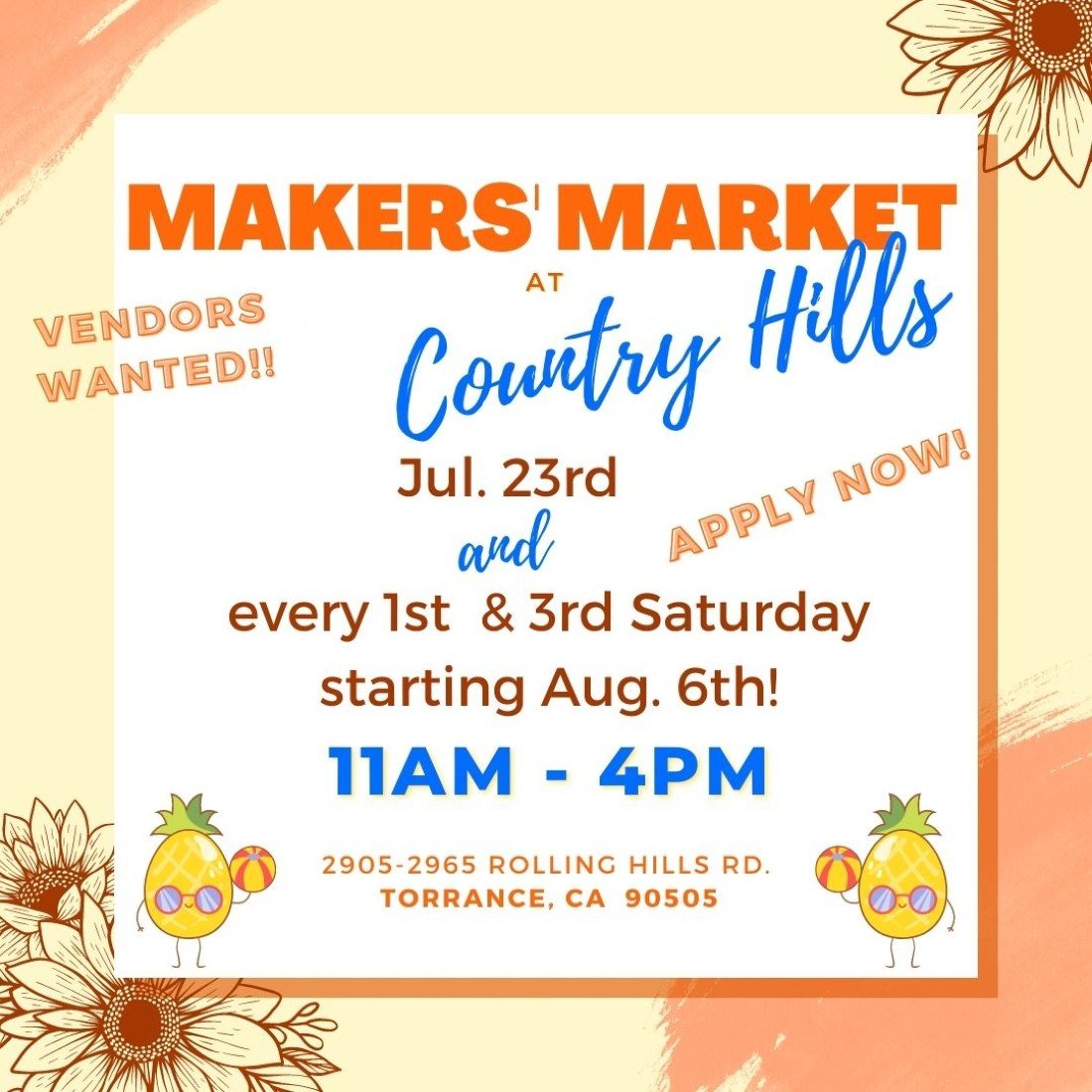 Makers Market at Country Hills, Country Hills Shopping Center, Rolling