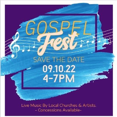 Gospel Fest 2022 Tickets, Tracey Wyatt Recreation Complex, Atlanta