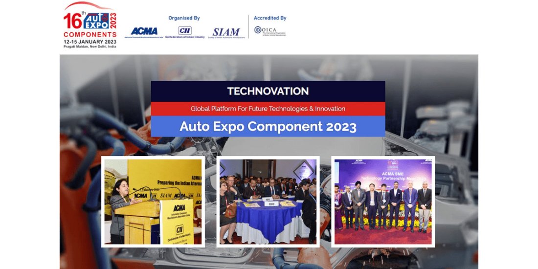 AUTO EXPO COMPONENT 2023, Pragati Maidan, New Delhi, India, 12 January