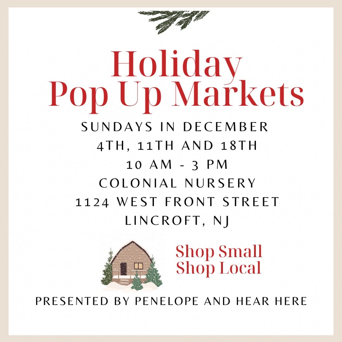 Colonial Nursery Holiday Markets, Colonial Nursery, Lincroft, 4