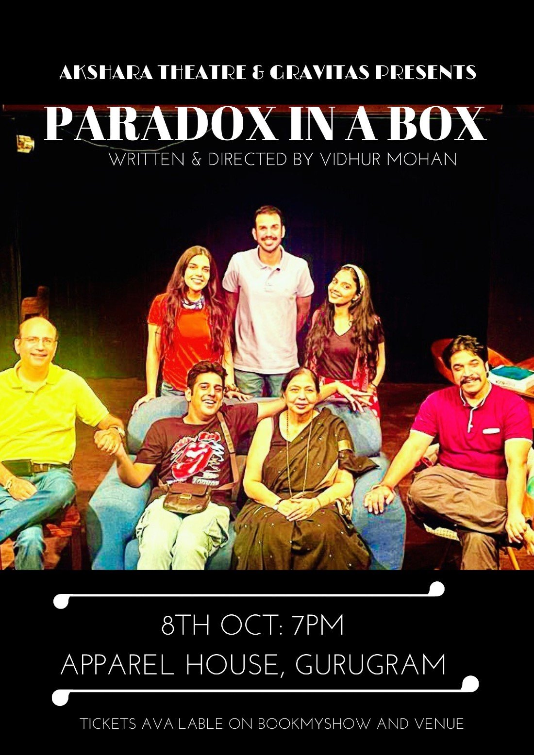 Paradox In A Box A theatrical production, Apparel House Epicentre