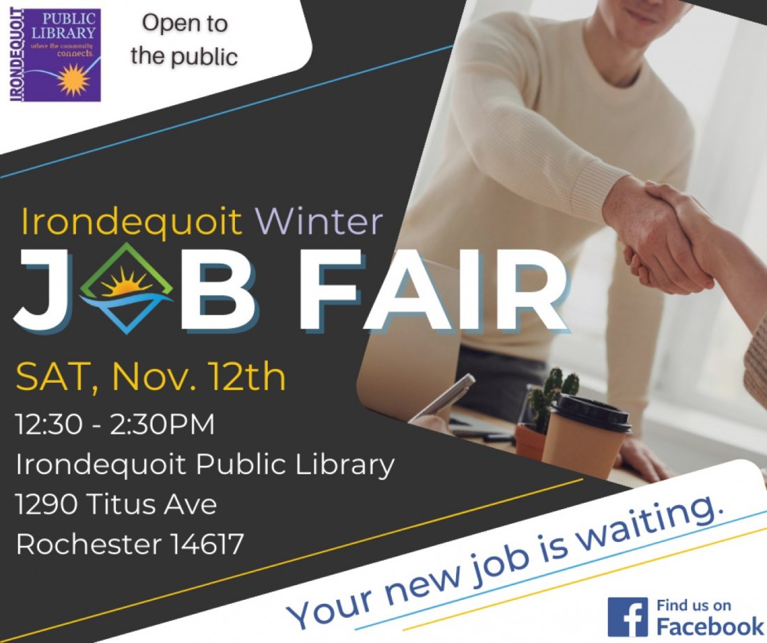 Irondequoit Winter Job Fair , Irondequoit Public Library, Titus Avenue