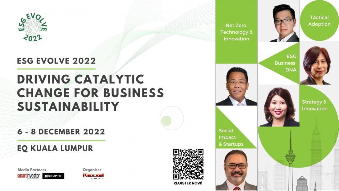 ESG EVOLVE 2022 DRIVING CATALYTIC CHANGE FOR BUSINESS SUSTAINABILITY