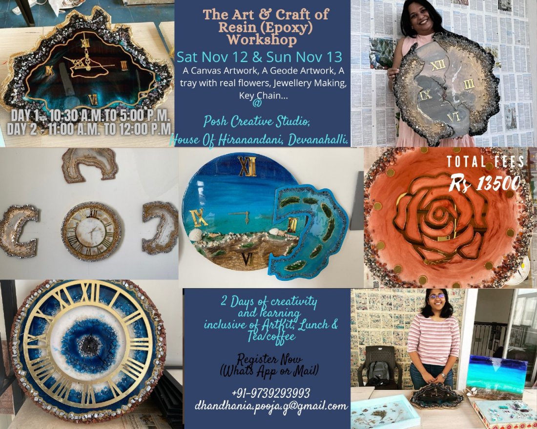 All About Epoxy Resin Bangalore November Edition 2022, House of