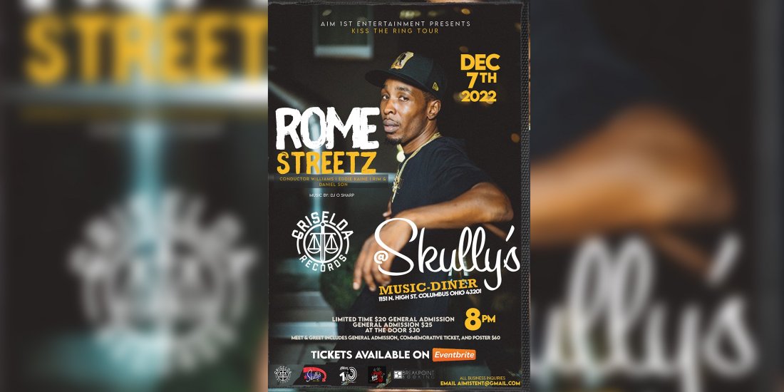 Griselda Records Rome Streetz " Kiss The Ring Tour", SKULLYS MUSIC