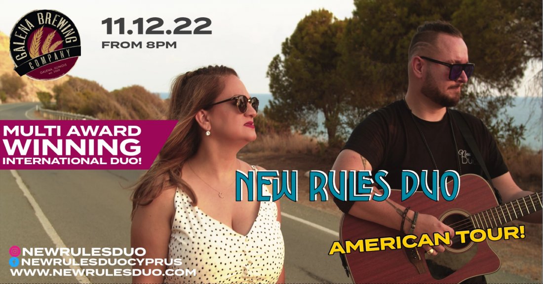 New Rules Duo USA Tour 2022 Galena Brewing Company, The Galena Brewing