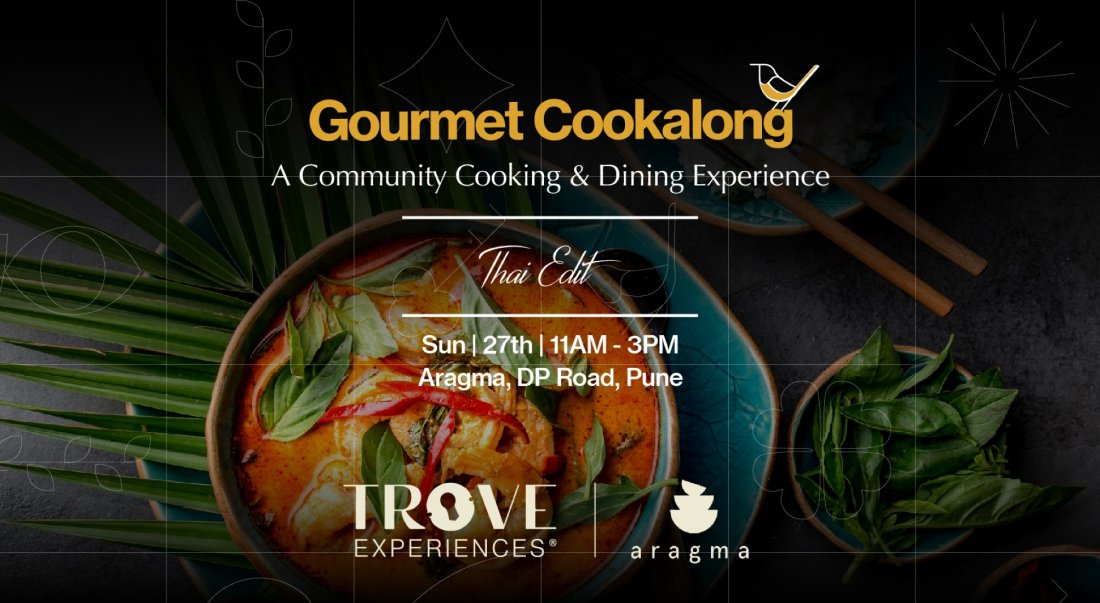 Gourmet Cookalong A Community Cooking & Dining Experience by Trove Experiences , Aragma Food