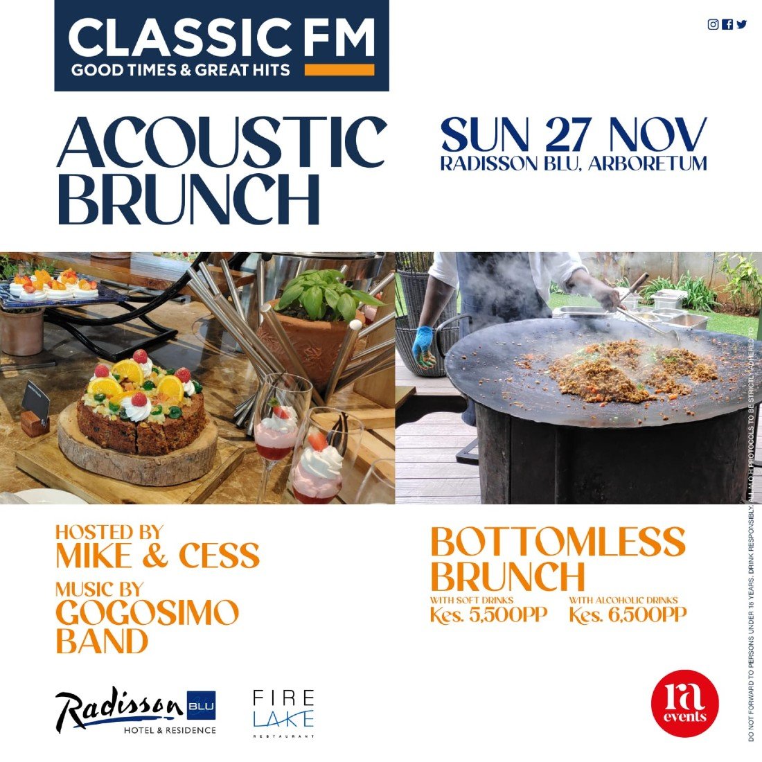 Sunday Acoustic Brunch , Radisson Blu Hotel & Residence, Nairobi