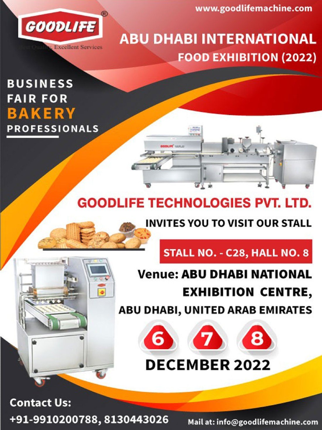 Bakery Machines Fair at Abu Dhabi International Food Exhibition 2022