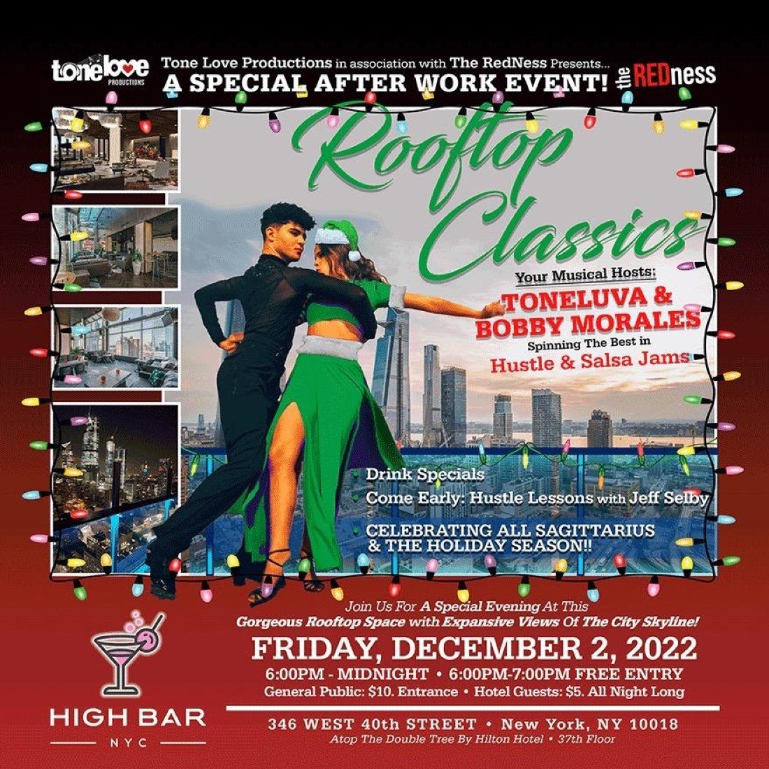 Hustle Classics Salsa Dance FRIDAY Edition High Bar New York 