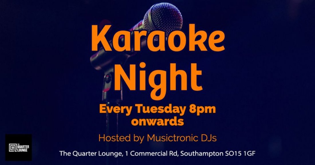 Karaoke Night at The Quarter Lounge Southampton, The Quarter Lounge