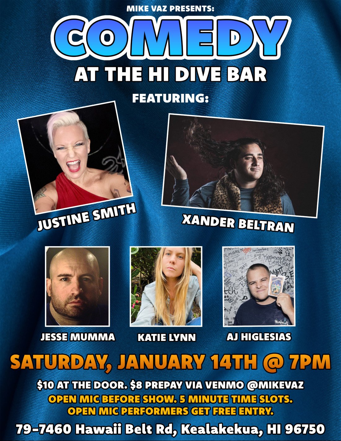 Standup Comedy at The HI Dive Bar, The HI Dive Bar, Kealakekua, 14