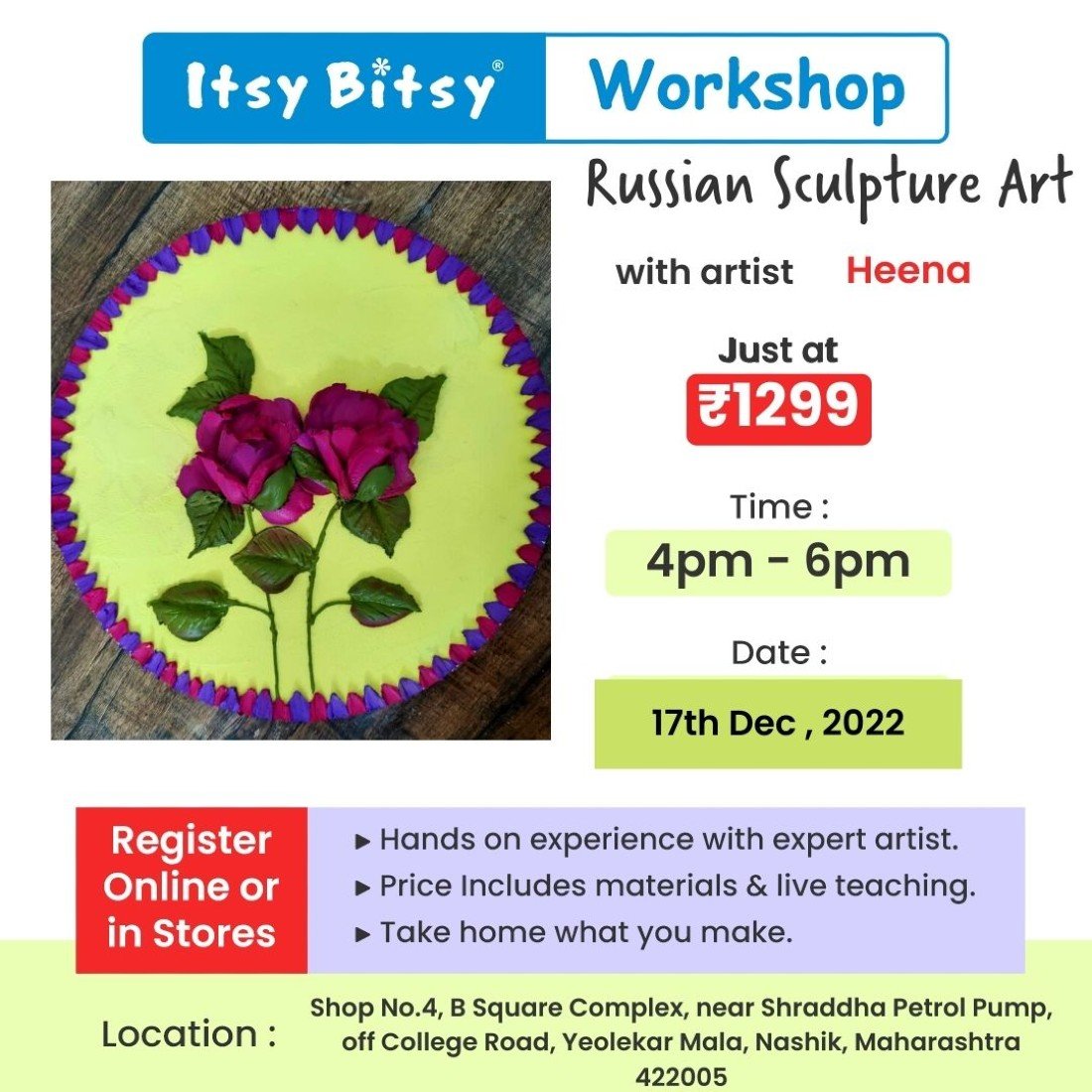 Russian Sculpture Art, Itsy bitsy Nashik, December 17 2022 AllEvents.in