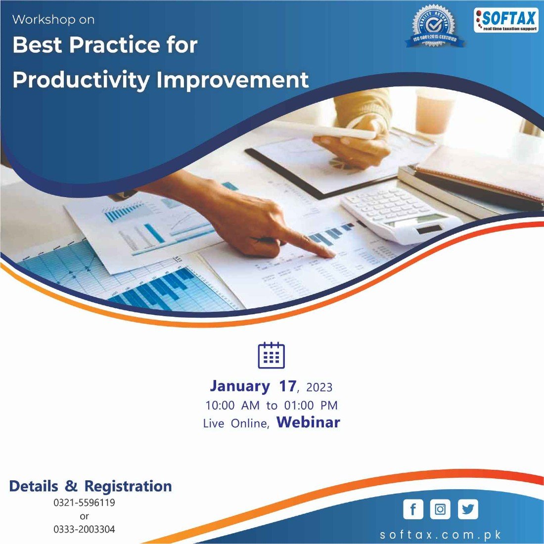 Workshop on Best Practice for Productivity Improvement, January 17 2023 ...