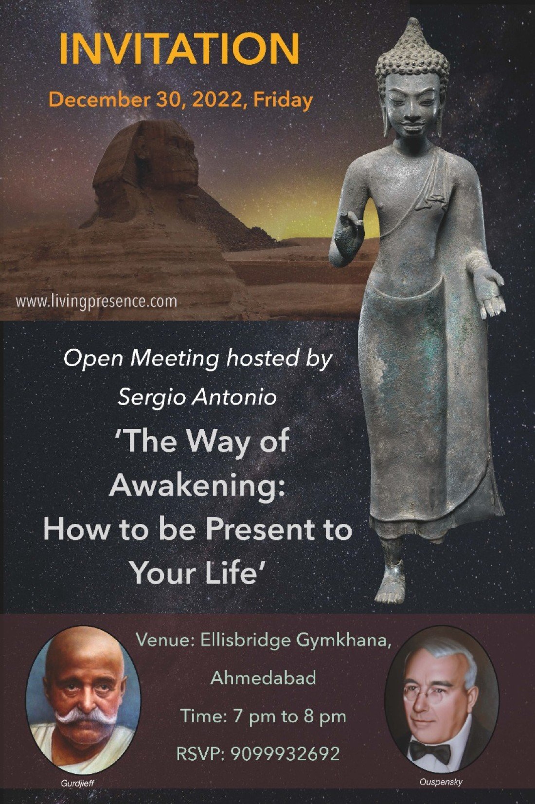 THE WAY OF AWAKENING How to be Present to Your Life, Ellisbridge