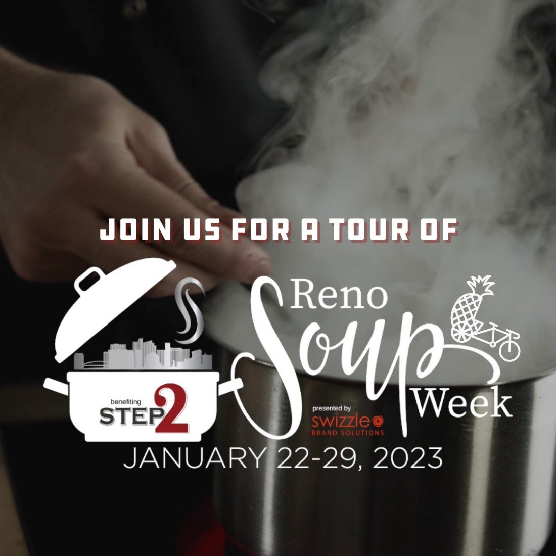 Reno Soup Week Tour with Pineapple Pedicabs, MidTown, Reno, 23 January