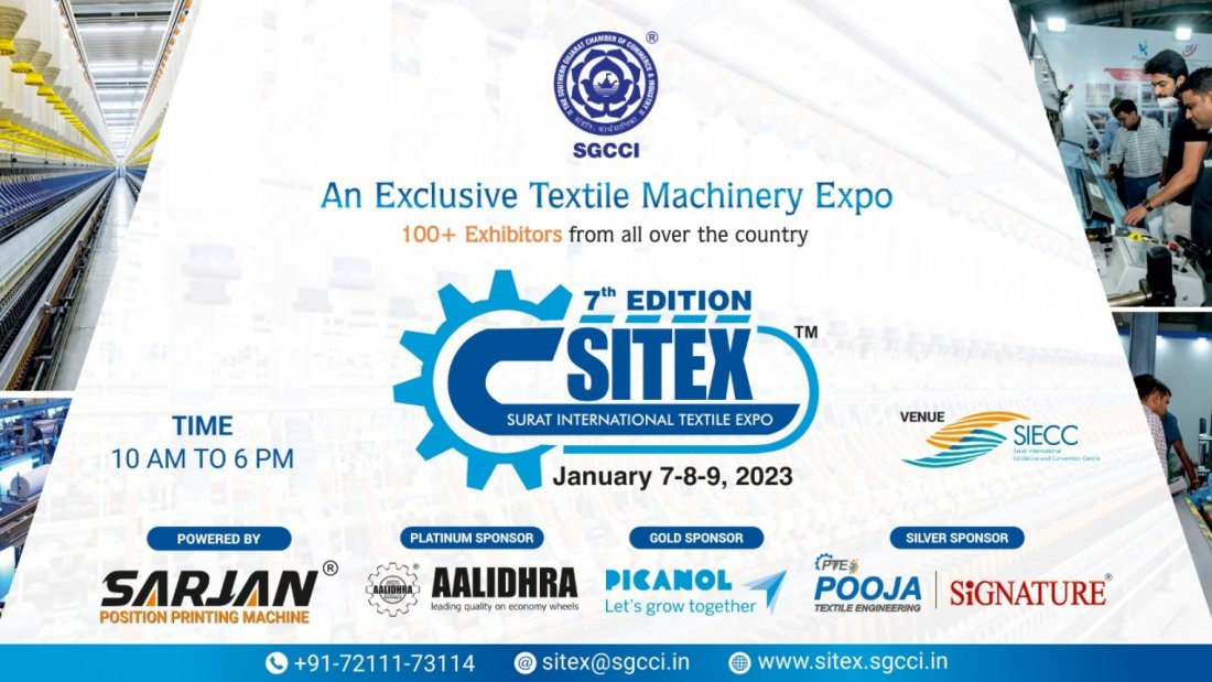 SITEX (7th Edition) Surat International Textile Expo , Surat