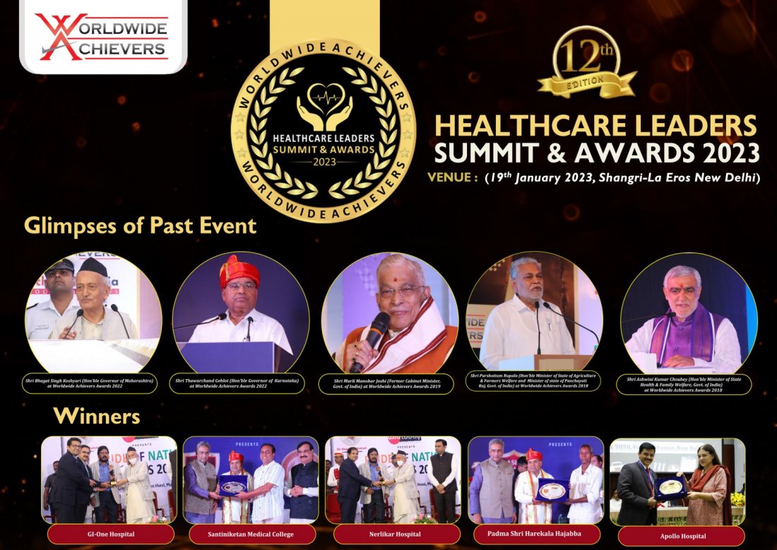 Healthcare Leaders Summit & Awards 2023, ShangriLa Eros New Delhi, 19