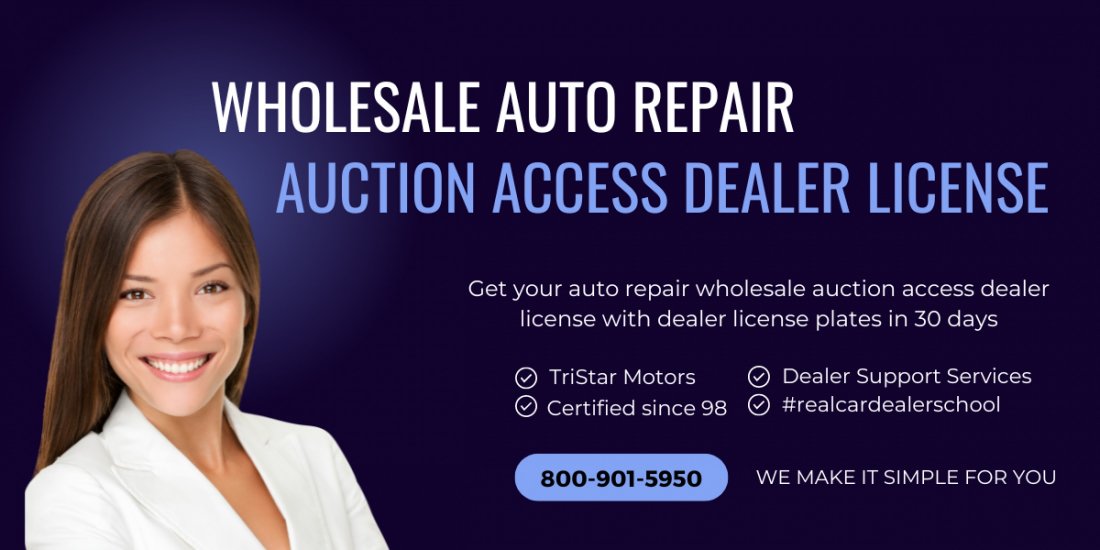 California DMV Approved Auto Repair Dealer License August 28