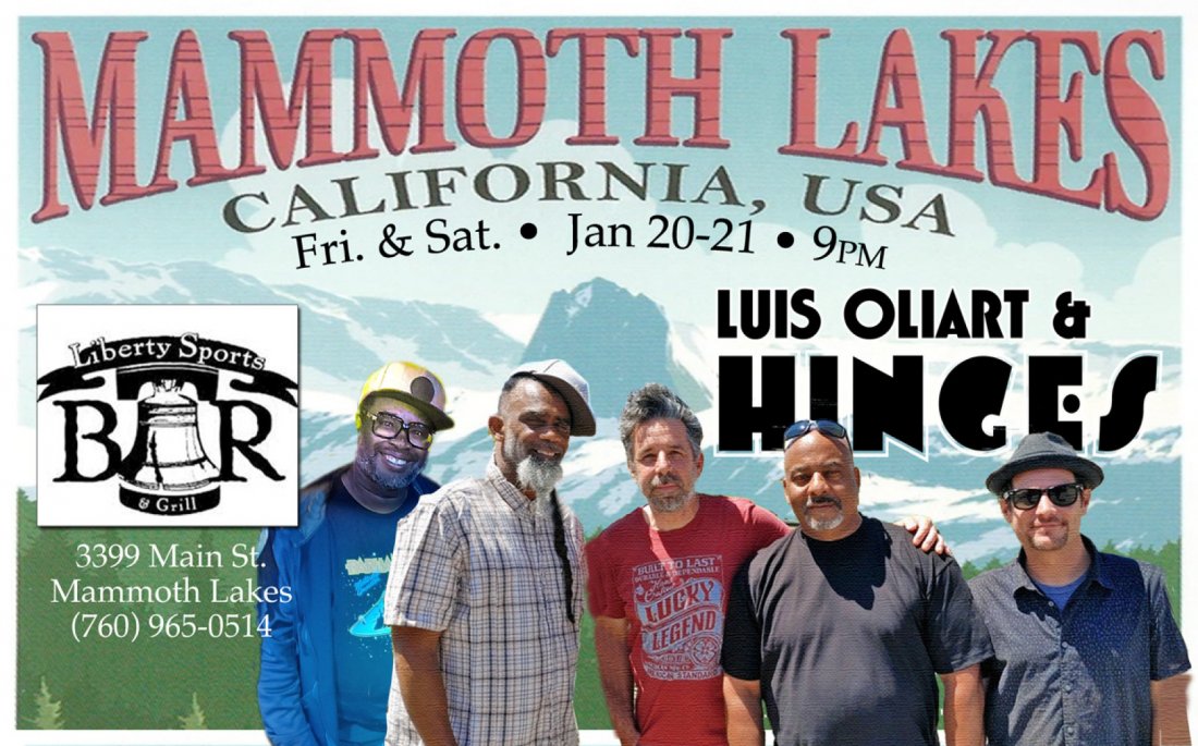 Hinges Bring FunkSoulBlues Party to Liberty Sports Bar & Grill