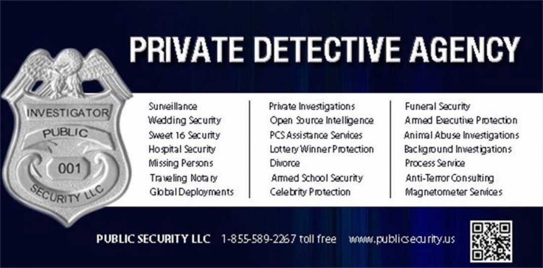 Private Detective Public Security LLC Maryland, Maryland, Baltimore