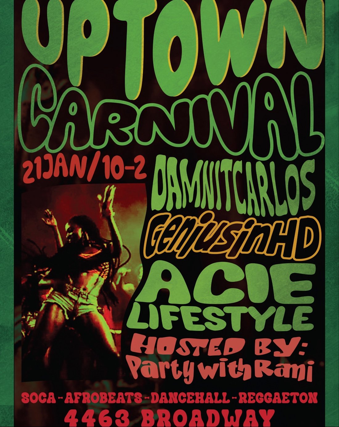 Uptown Carnival NYC, Locksmith Bar, Broadway, New York, NY, USA