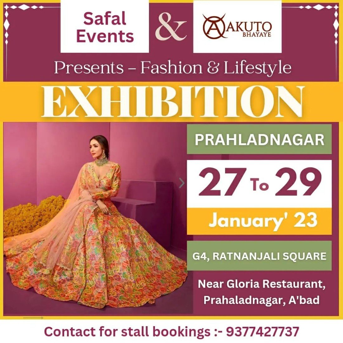 Safal events fashion lifestyle exhibition aakuto bhayaye